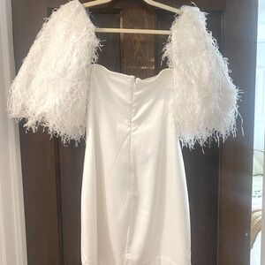 BHLDN Nellie Square-Neck Mini dress